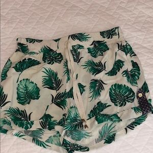 Francesca’s Flowey Leaf Shorts